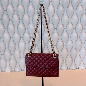 Rebecca Minkoff red leather shoulder bag w/dust bag